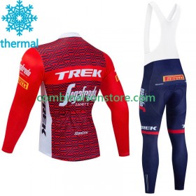 Maillot Cyclisme Hiver + Collant à Bretelles Trek Segafredo 2023 N001